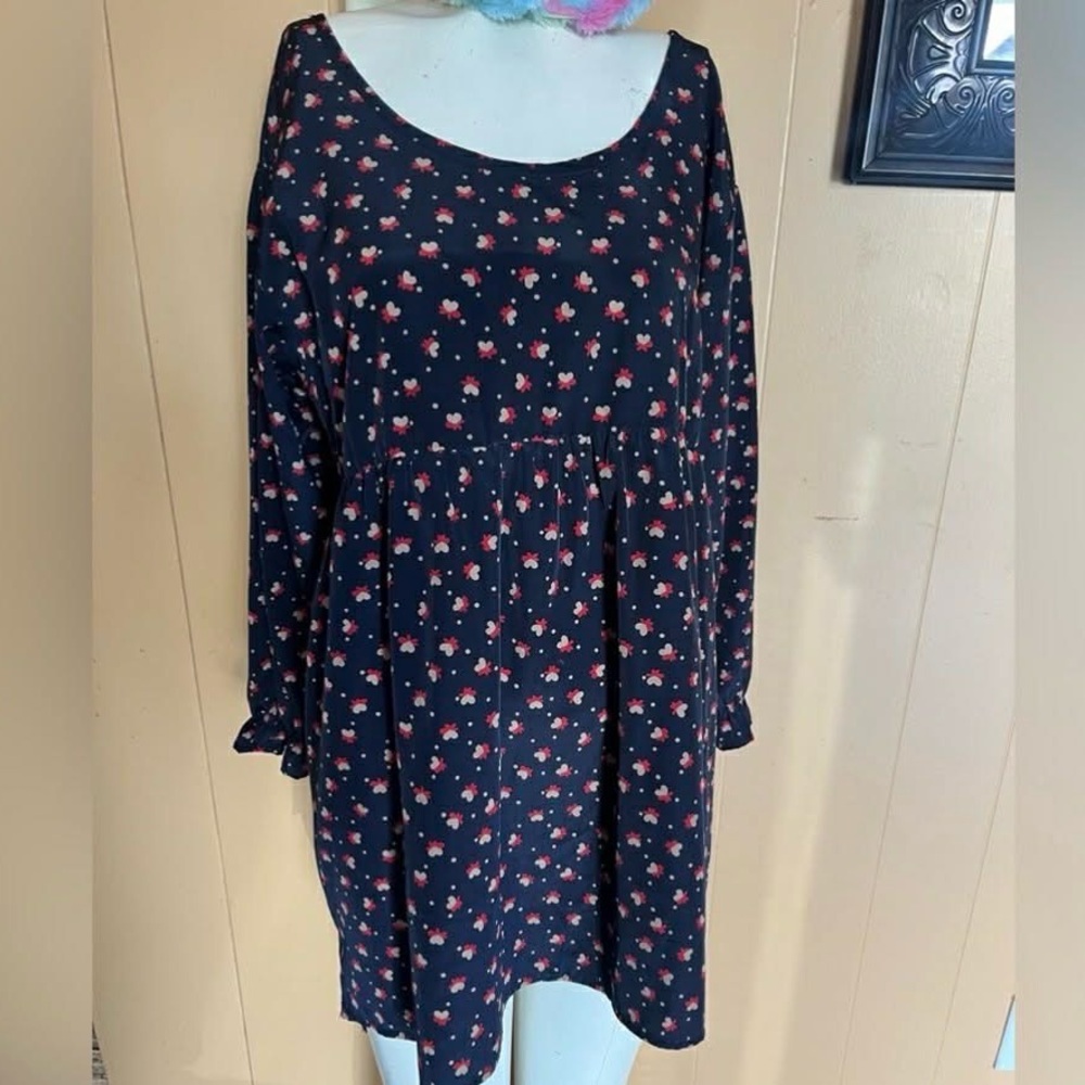 Floral Black Dress